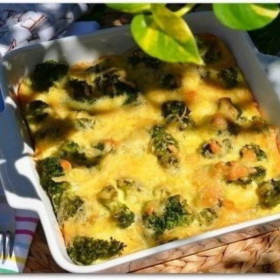 Рецепт запеканки с брокколи