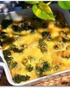 Запеканка с брокколи
