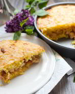 Запеканка с курицей и рисом