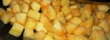 запеканка с курицей, кабачками и грибами. Шаг 3