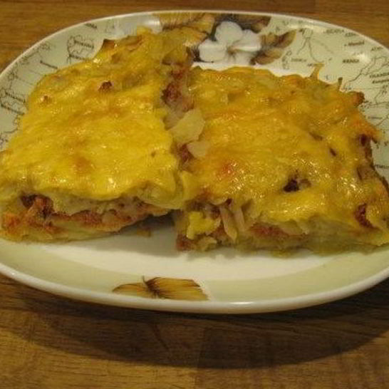 Рецепт запеканки с мясом и помидорами