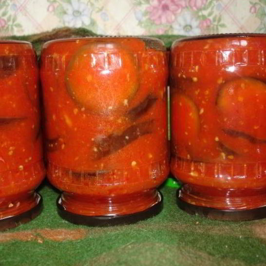 Рецепт баклажанов в аджике