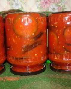 Баклажаны в аджике