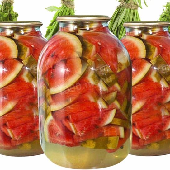 Рецепт арбузов в банках на зиму с горчицей