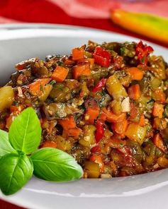 Баклажанная икра кусочками на зиму пальчики оближешь