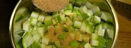 джем из кабачков с изюмом, лимоном и имбирем. Шаг 2