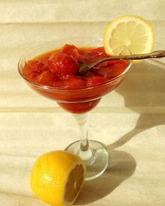 Джем из помидоров черри с лимоном и перчиком чили