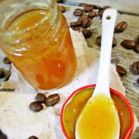 Рецепт джема кофейного абрикос с ванилью