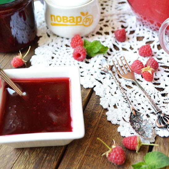 Рецепт малинового джема без косточек