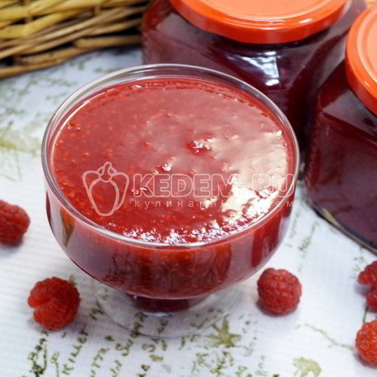 Рецепт малинового джема