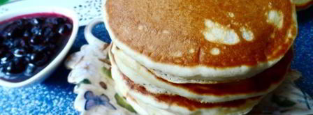 оладушки с лимонной цедрой, коньяком и черносмородиновым джемом. Шаг 6