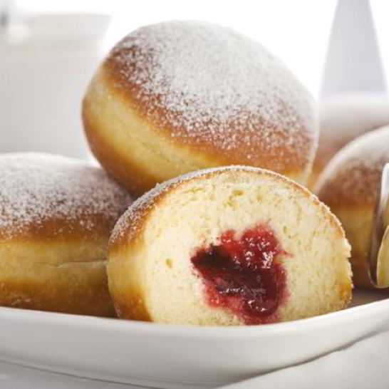Рецепт пончиков с джемом