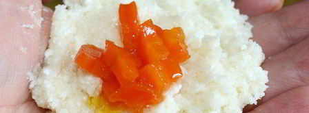 рисовые кнедлики с томатным джемом. Шаг 4