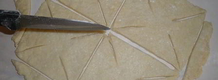 творожные вертушки с джемом. Шаг 4