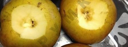 запеченные яблоки с орехами и джемом. Шаг 2