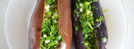 фаршированные баклажаны на зиму. Шаг 9