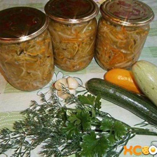 Рецепт кабачков по-корейски на зиму