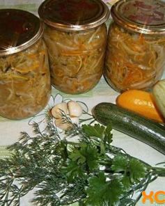 Кабачки по-корейски на зиму