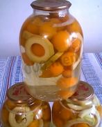 Кабачки с алычой