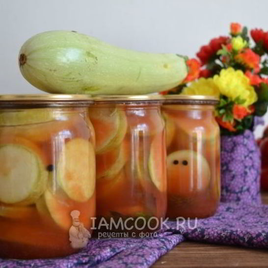 Рецепт кабачков с кетчупом чили на зиму