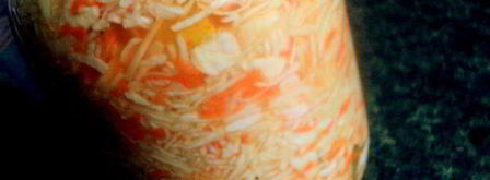 капуста квашенная с яблоками в банке. Шаг 3