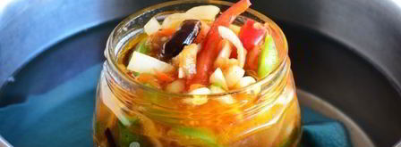 хе из баклажанов на зиму. Шаг 17