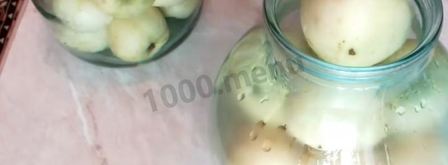 антоновка на зиму компотом. Шаг 2