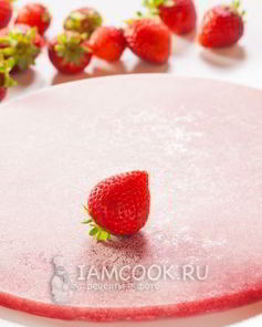 Клубничное компоте для торта