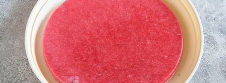 клубничное компоте для торта. Шаг 19