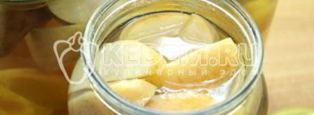 компот из абрикосов c яблоками на зиму. Шаг 4