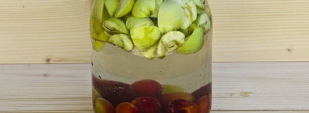 компот из алычи и яблок на зиму. Шаг 7