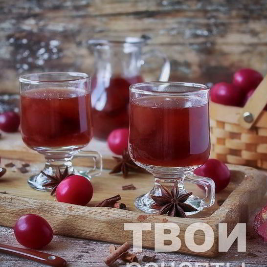 Рецепт компота из алычи