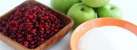 компот из брусники с яблоками на зиму. Шаг 3