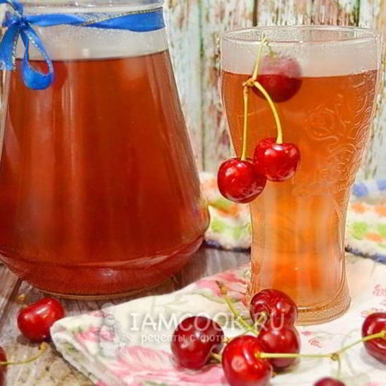Рецепт компота из черешни в кастрюле