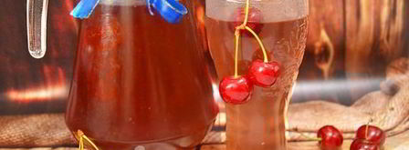 компот из черешни в кастрюле. Шаг 9