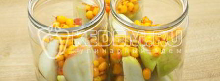 компот из груш с облепихой. Шаг 4