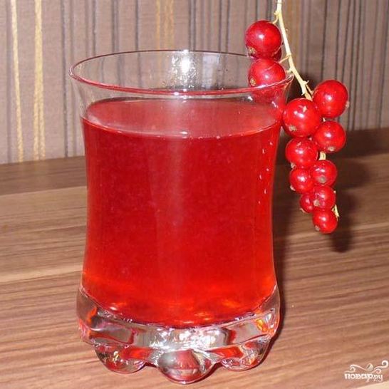 Рецепт компота из красной смородины