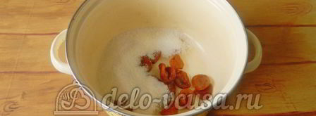 компот из кураги. Шаг 2