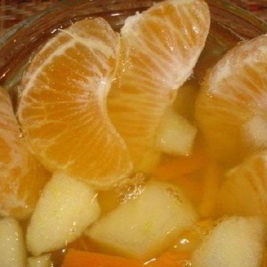 Рецепт компота из мандаринов и яблок