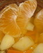 Компот из мандаринов и яблок