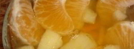 компот из мандаринов и яблок. Шаг 4