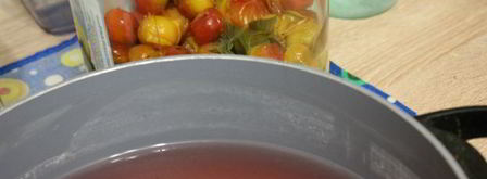 компот из мелкой сливы с мятой. Шаг 3