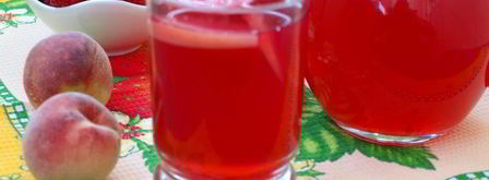 компот из персиков, яблок и малины с мелиссой. Шаг 5