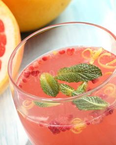 Компот из помело, апельсина, лимона и грейпфрута