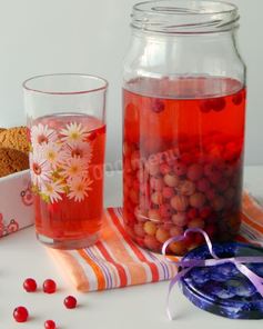 Компот из смородины и крыжовника на зиму