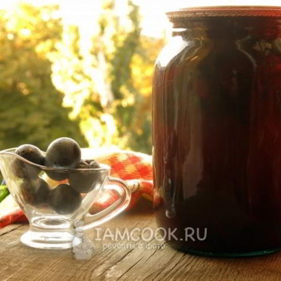 Рецепт компота из терна на зиму