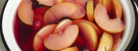 компот из вишни и яблок с корицей. Шаг 4