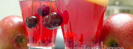 компот из вишни и яблок с корицей. Шаг 5