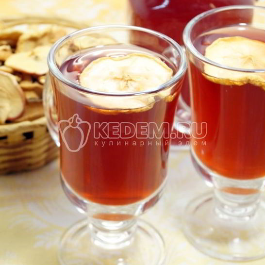 Рецепт компота из вишни и яблок