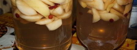 компот из яблок с клюквой. Шаг 3